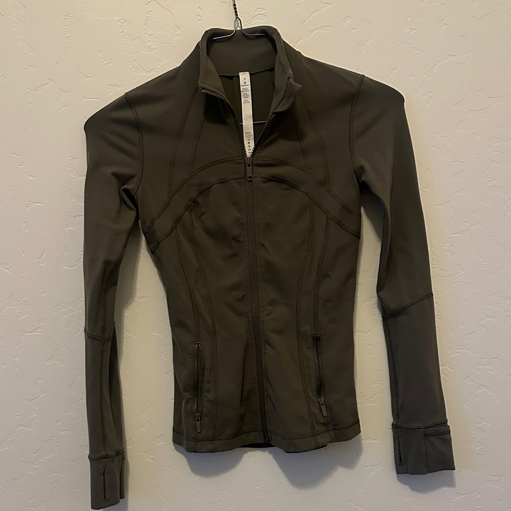 Lululemon Athletica Dark Olive Utility Jacket